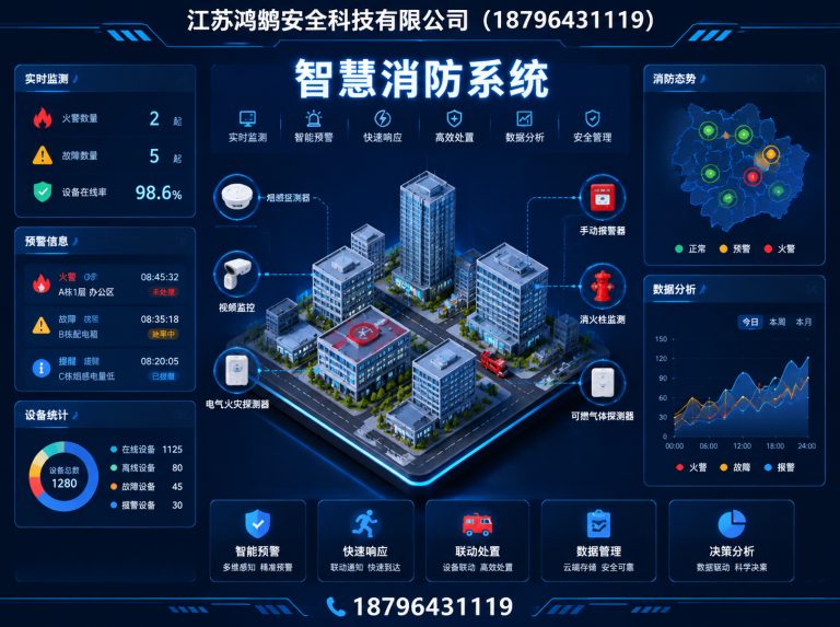 大兴安岭智慧消防系统展示图